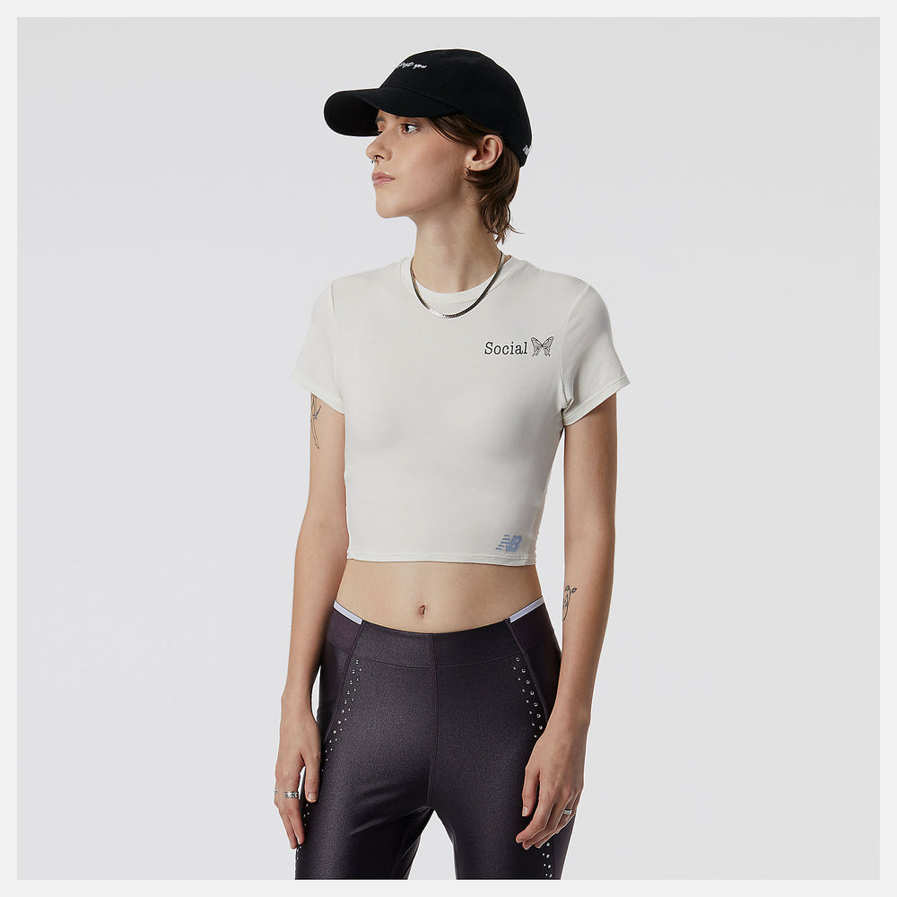 Syd Crop Tee-Women | New Balance