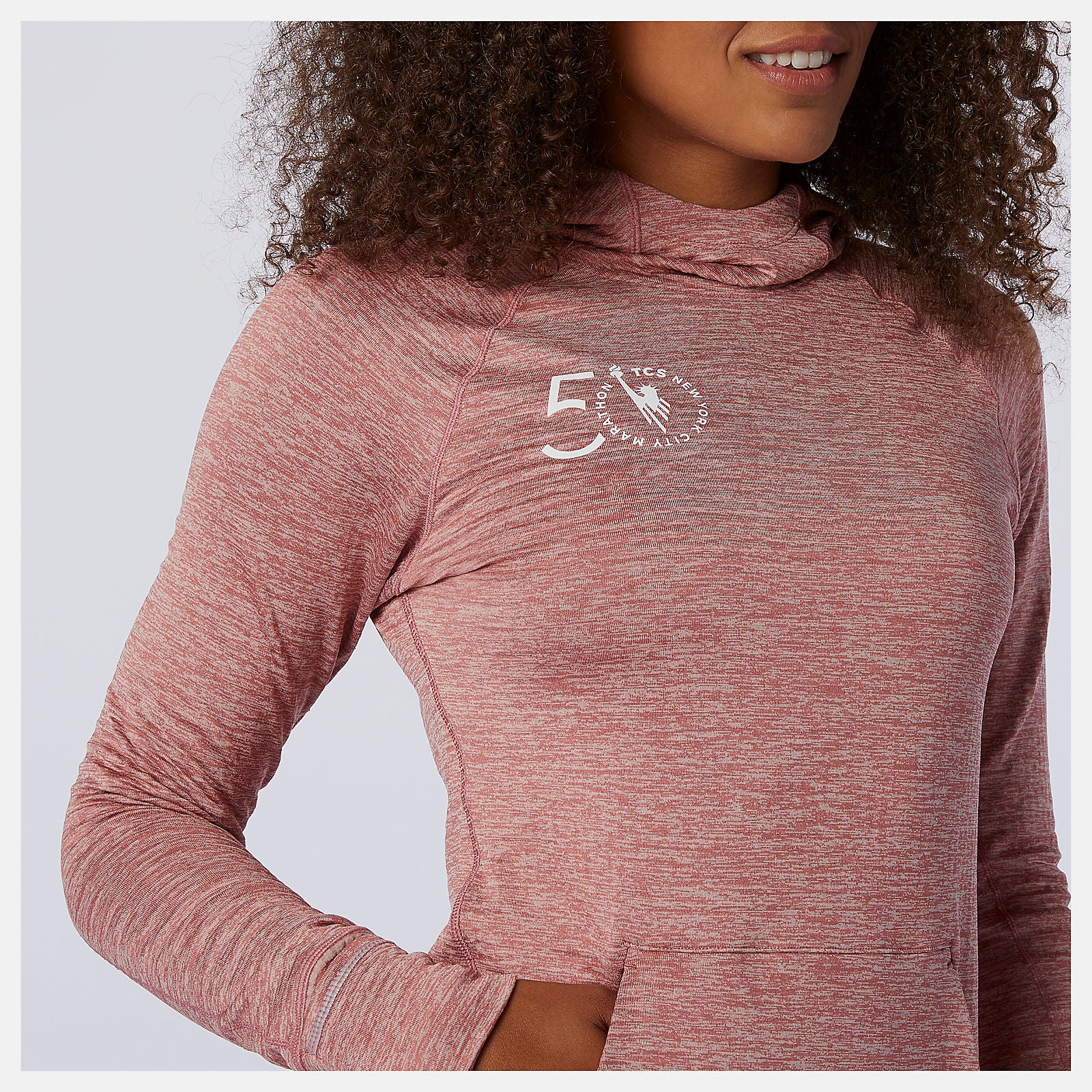 NYC Marathon NB Heat Grid Hoodie-Women | New Balance