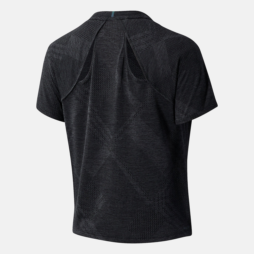 NYC Marathon Q Speed Fuel Jacquard Short Sleeve-Women | New Balance
