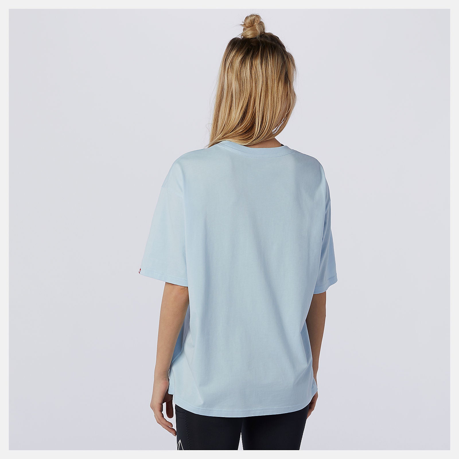 NB Essentials Stacked Logo Tee-Women | New Balance