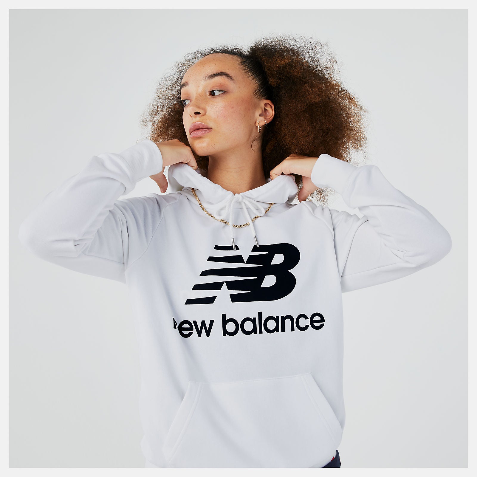 NB Essentials Pullover Hoodie-Women | New Balance