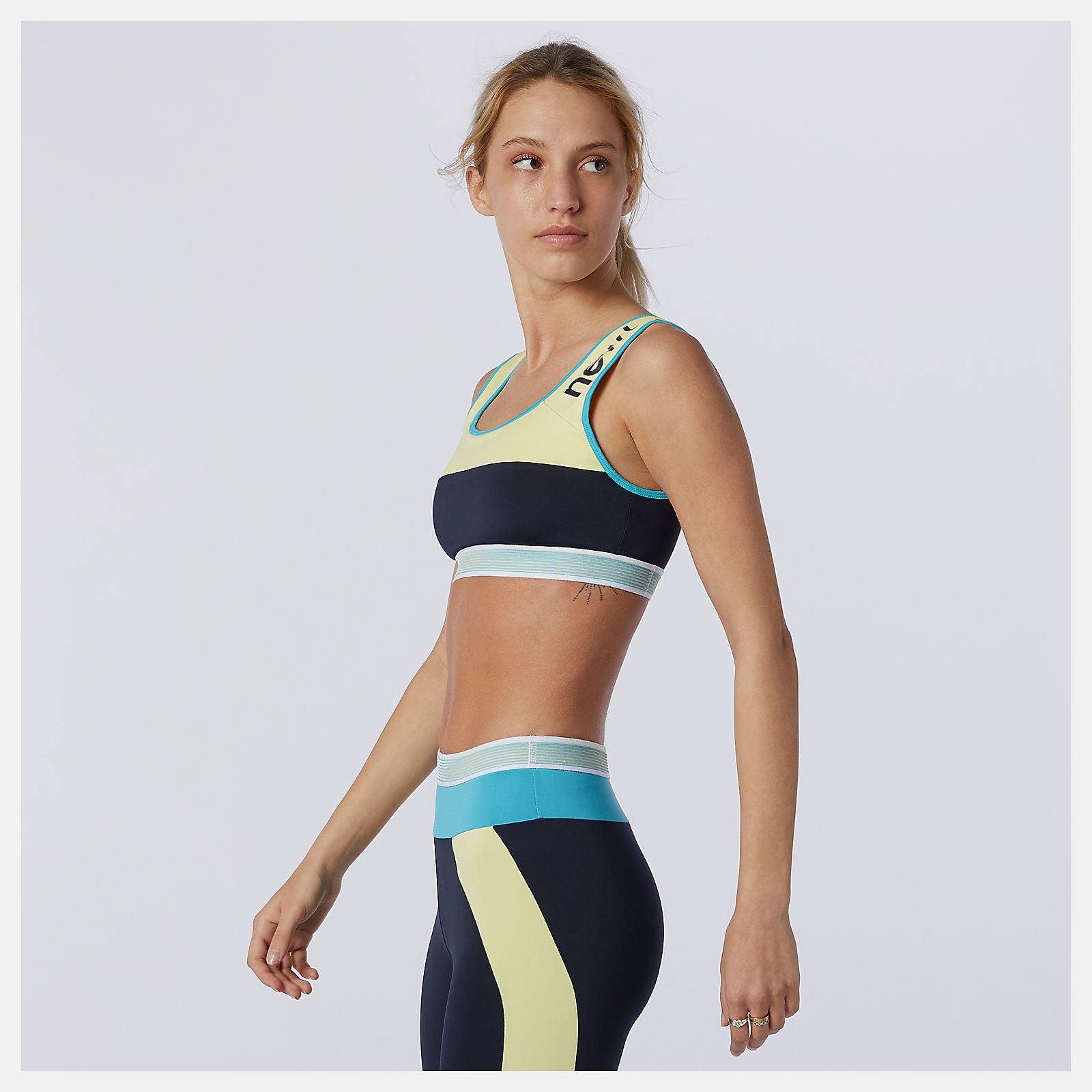 Achiever Remix Crop Top-Women | New Balance