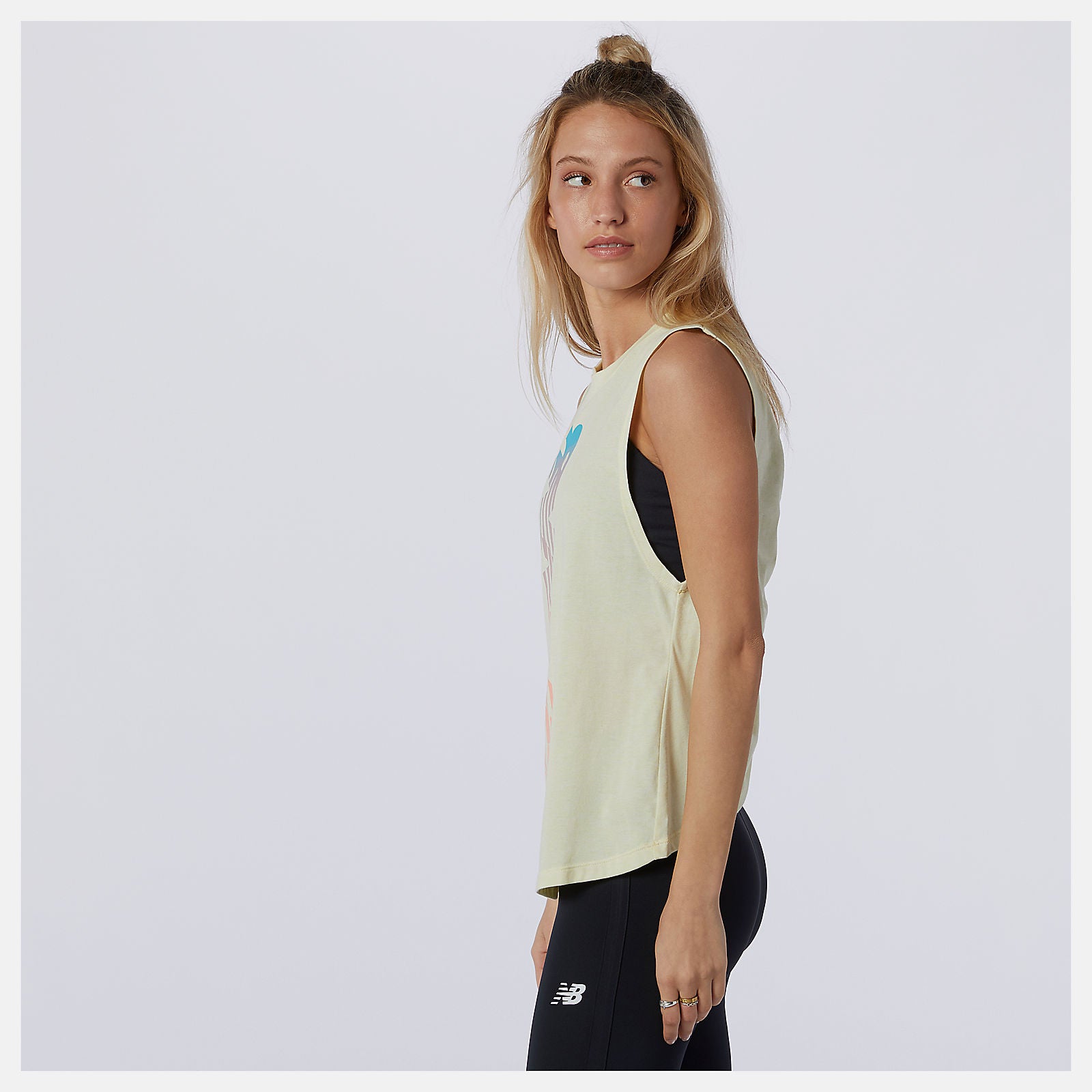 Relentless Cinched Back Graphic Tank-Women | New Balance