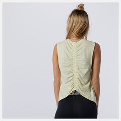 Relentless Cinched Back Graphic Tank-Women | New Balance