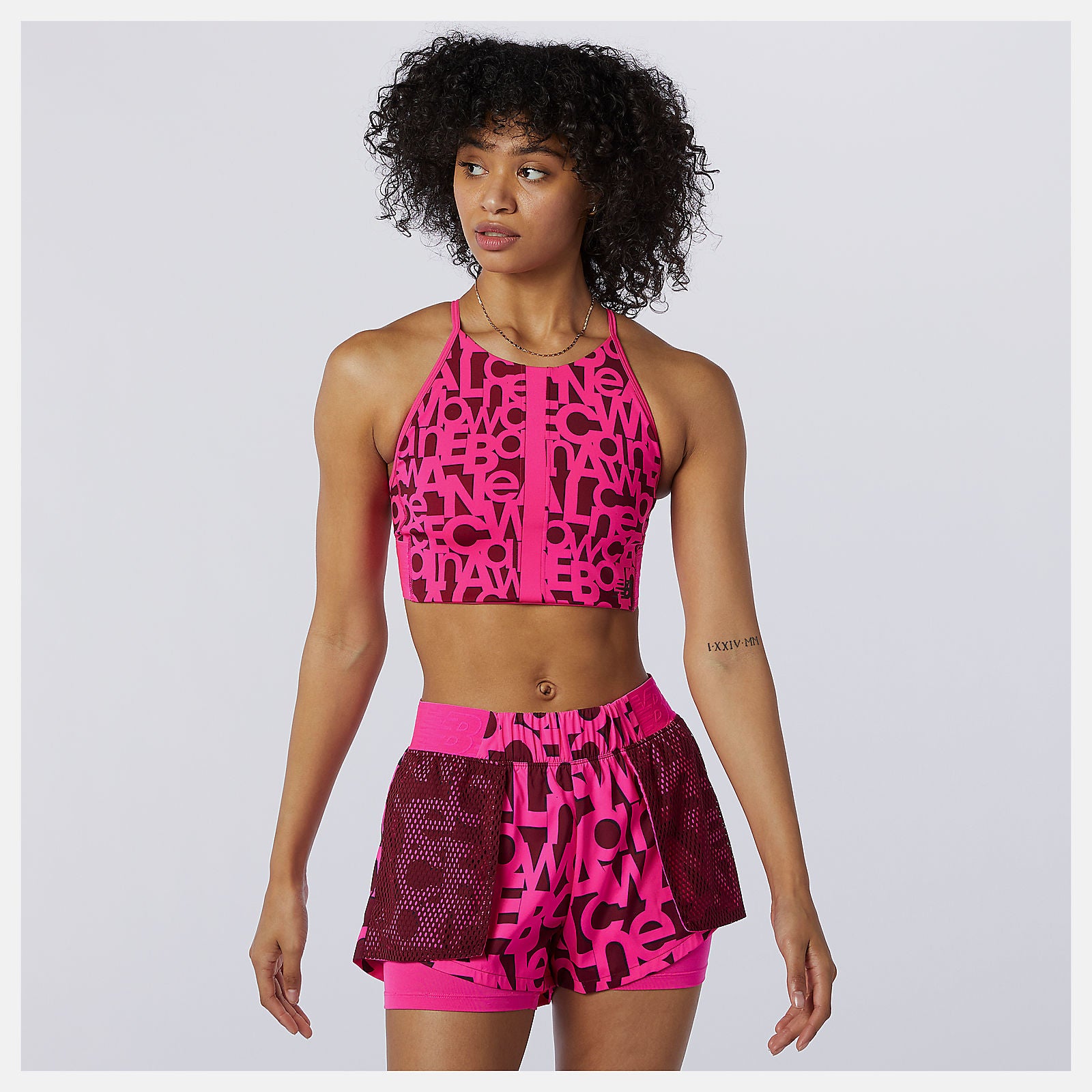 Relentless Printed Crop Top-Women | New Balance