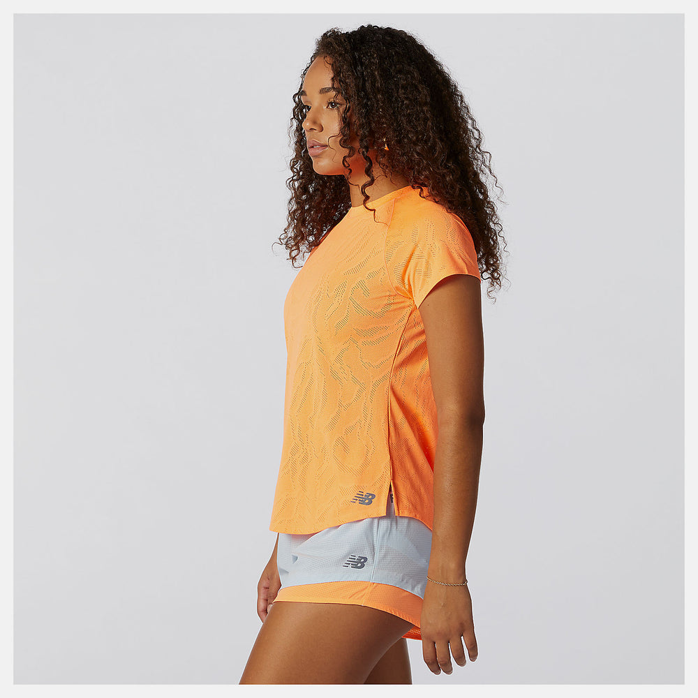 Q Speed Fuel Jacquard Short Sleeve-Women | New Balance