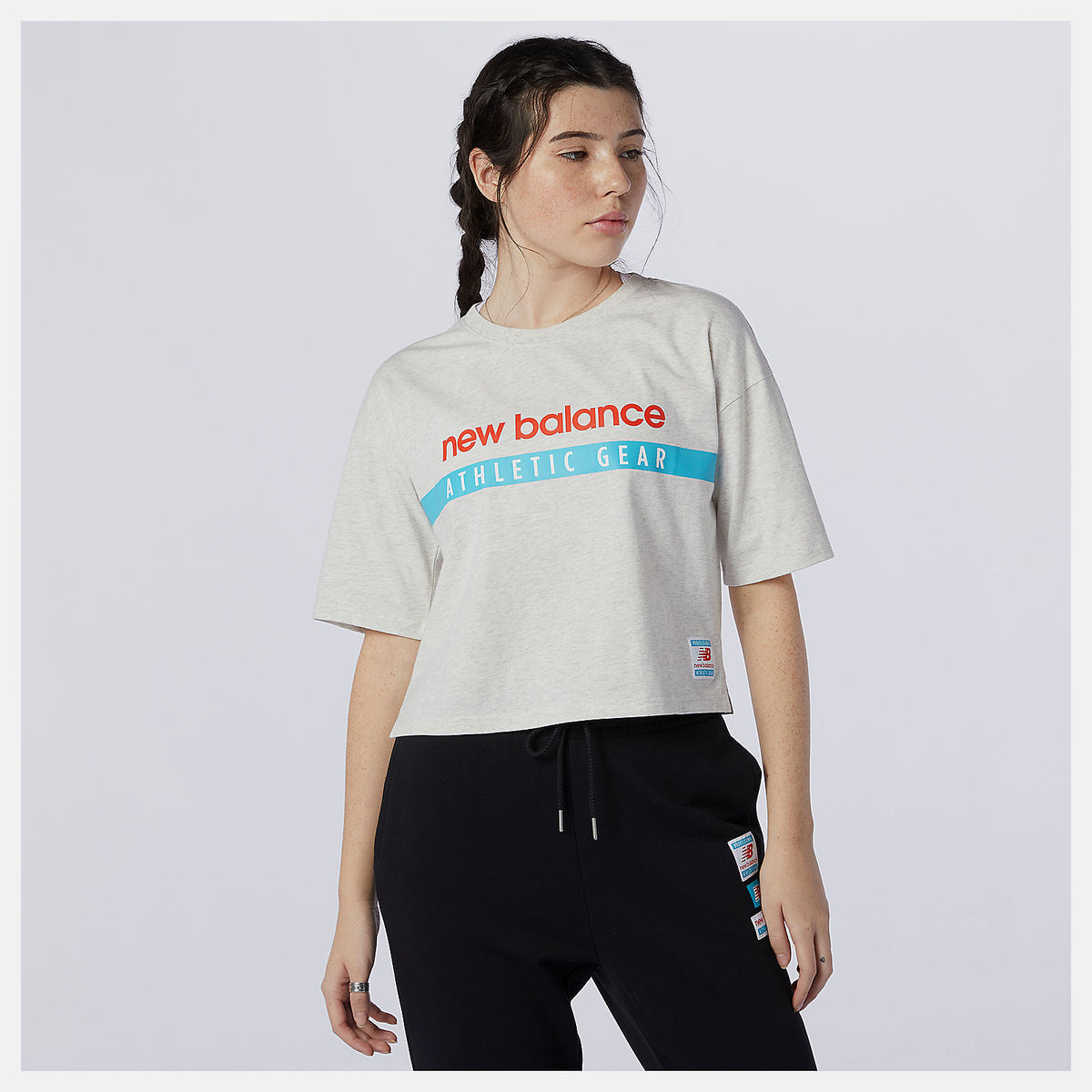 NB Essentials Field Day Boxy Tee-Women | New Balance