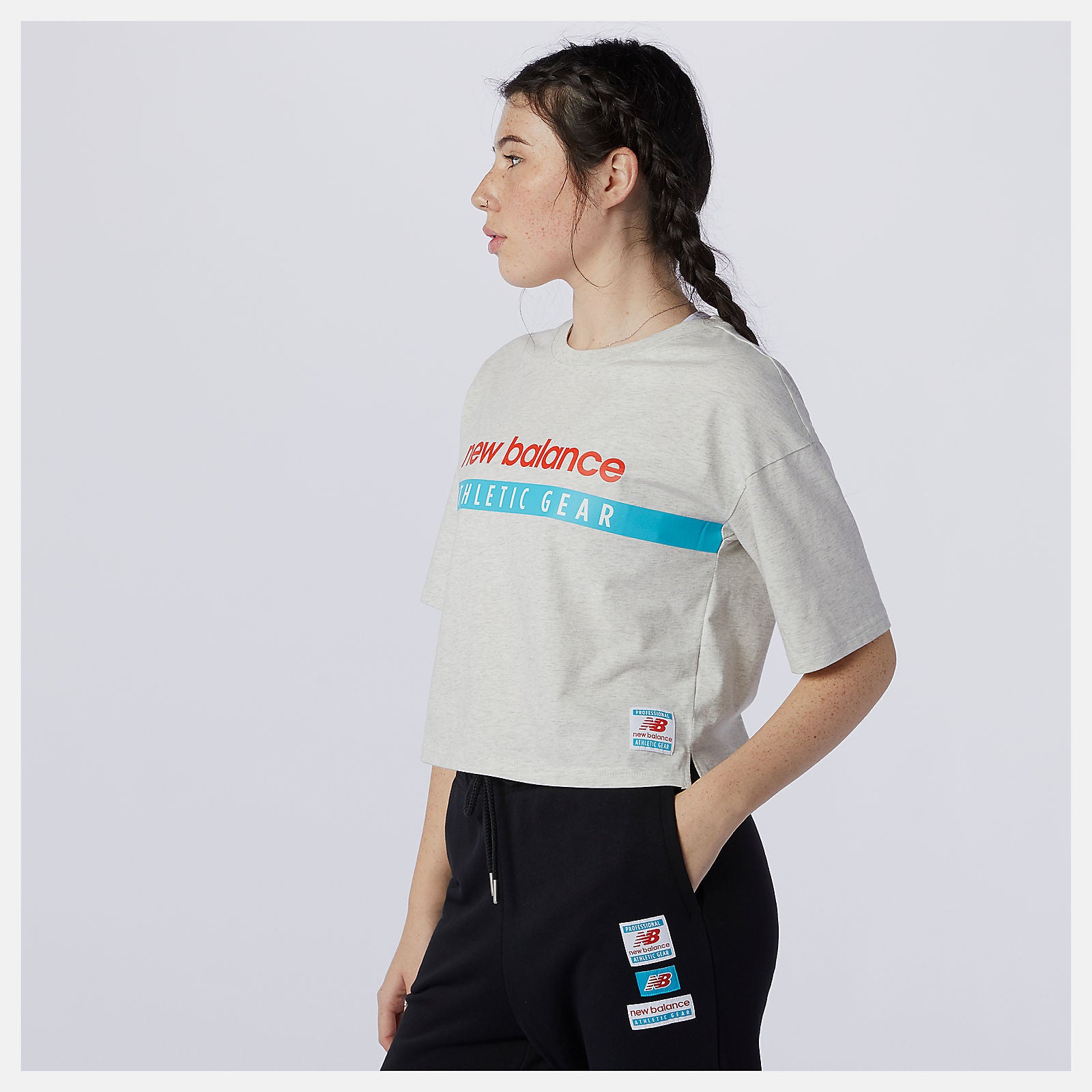 NB Essentials Field Day Boxy Tee-Women | New Balance