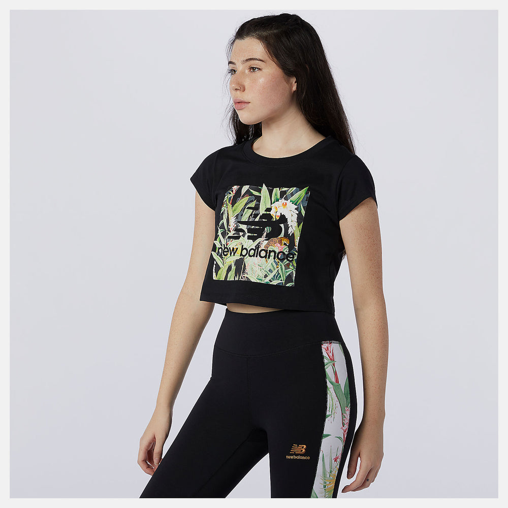NB Essentials Botanical Tee-Women | New Balance
