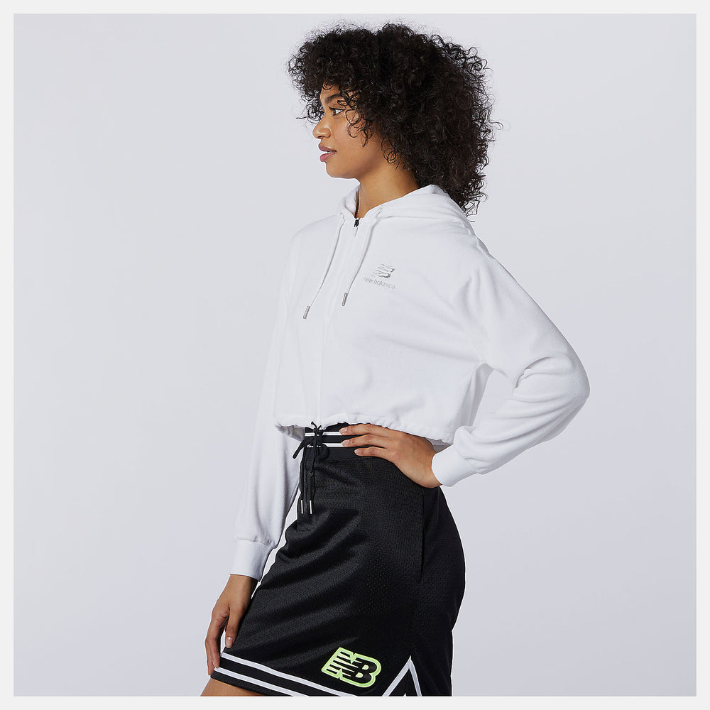 NB Athletics Collide Terry Hoodie-Women | New Balance