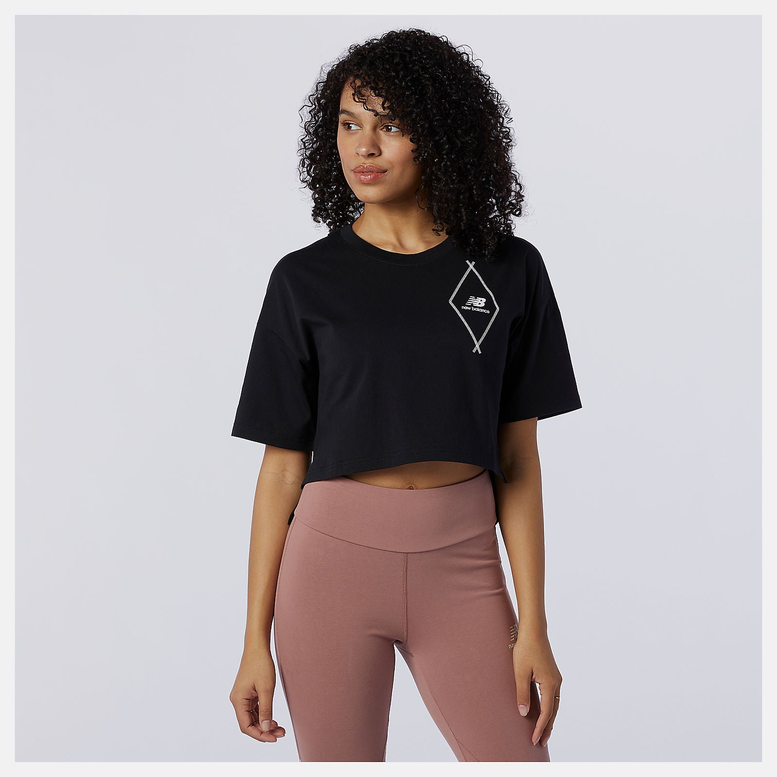 NB Athletics Argyle Graphic Tee-Women | New Balance