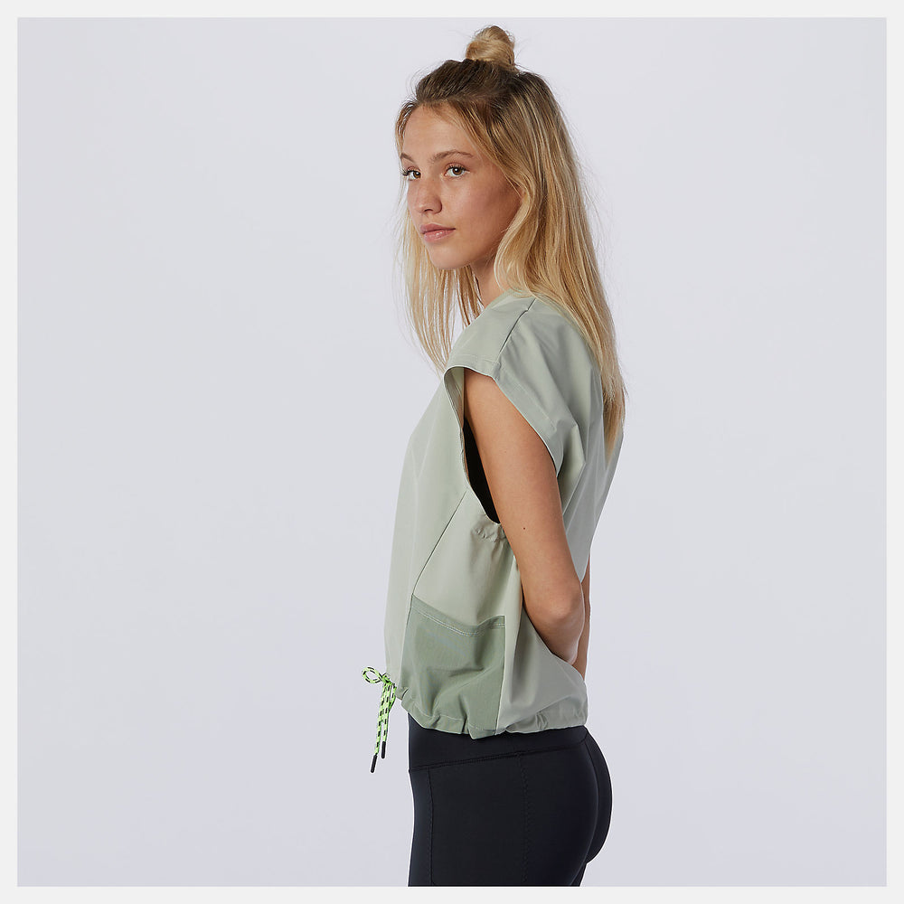NB All Terrain Pocket Tee-Women | New Balance