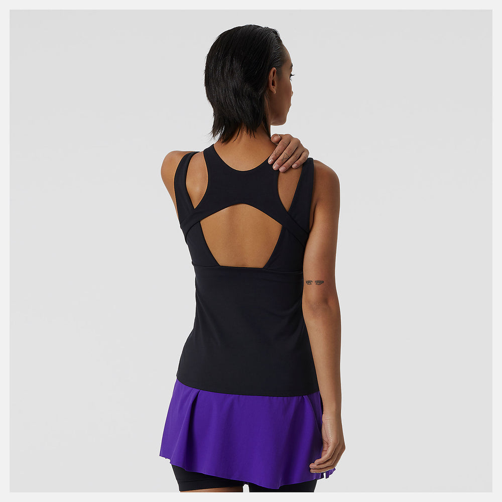 Tournament Keyhole Tank-Women | New Balance
